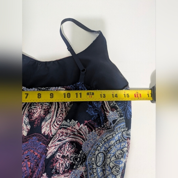 Vero Moda Sleeveless Geometric Maxi Dress Colorful Blue Bohemian Size M - Picture 7 of 7